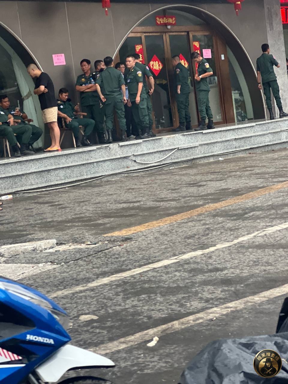 西港南海附近宪兵检查预警
