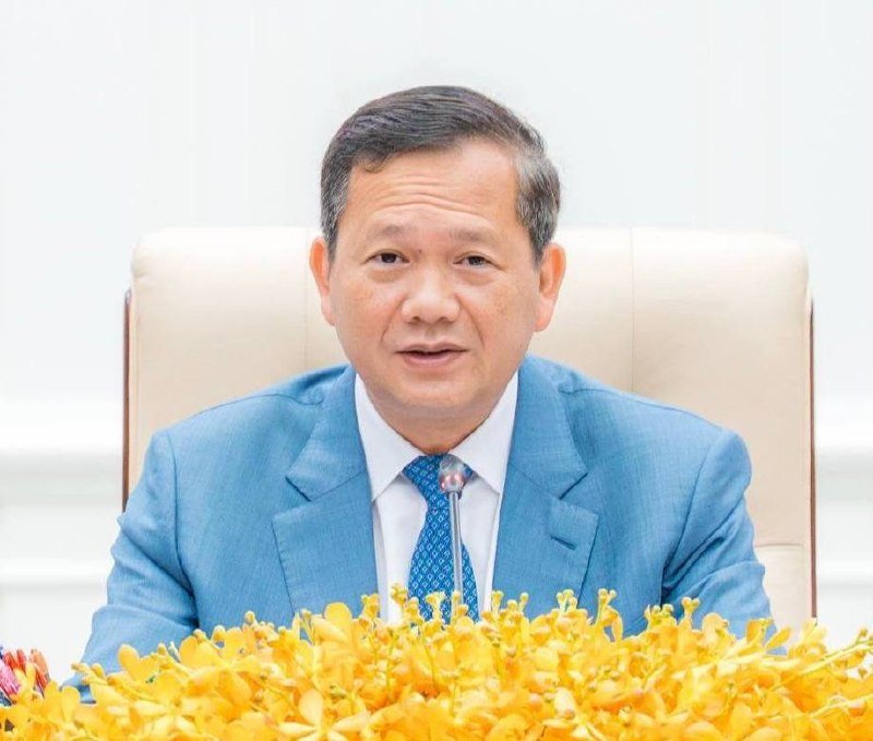 柬埔寨首相洪玛奈发表新年致辞