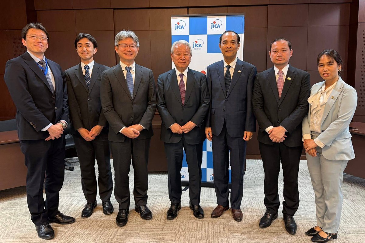 柬埔寨驻日大使会见日本国际协力机构(JICA)主席,深化发展合作