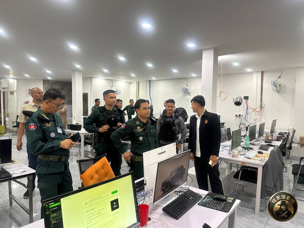柬埔寨波贝两处网络诈骗窝点被端,300余名外籍人员被捕