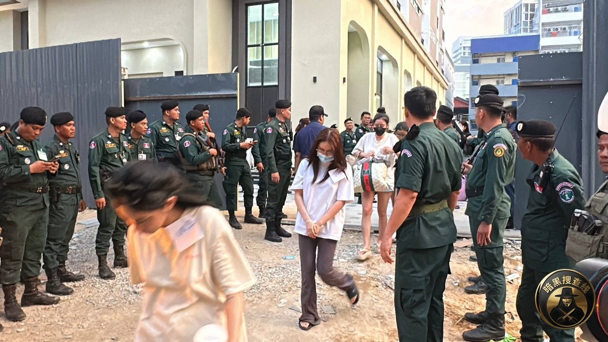 柬埔寨波贝两处网络诈骗窝点被端,300余名外籍人员被捕