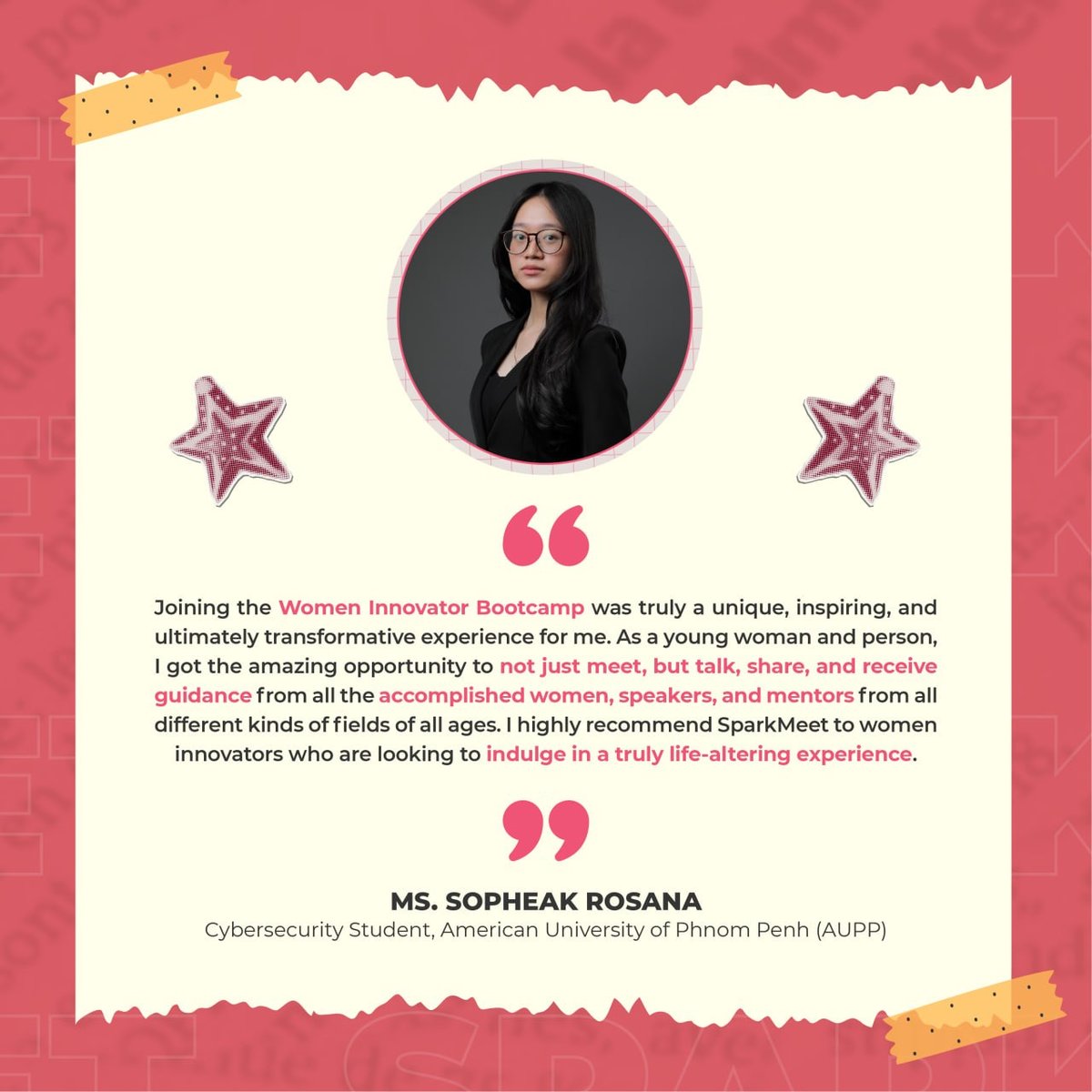 女性创新者训练营 (Women Innovator Bootcamp)