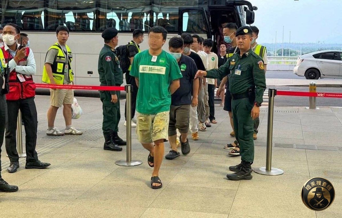 暹粒遣返153名涉诈中国公民 移民总局配合中方行动