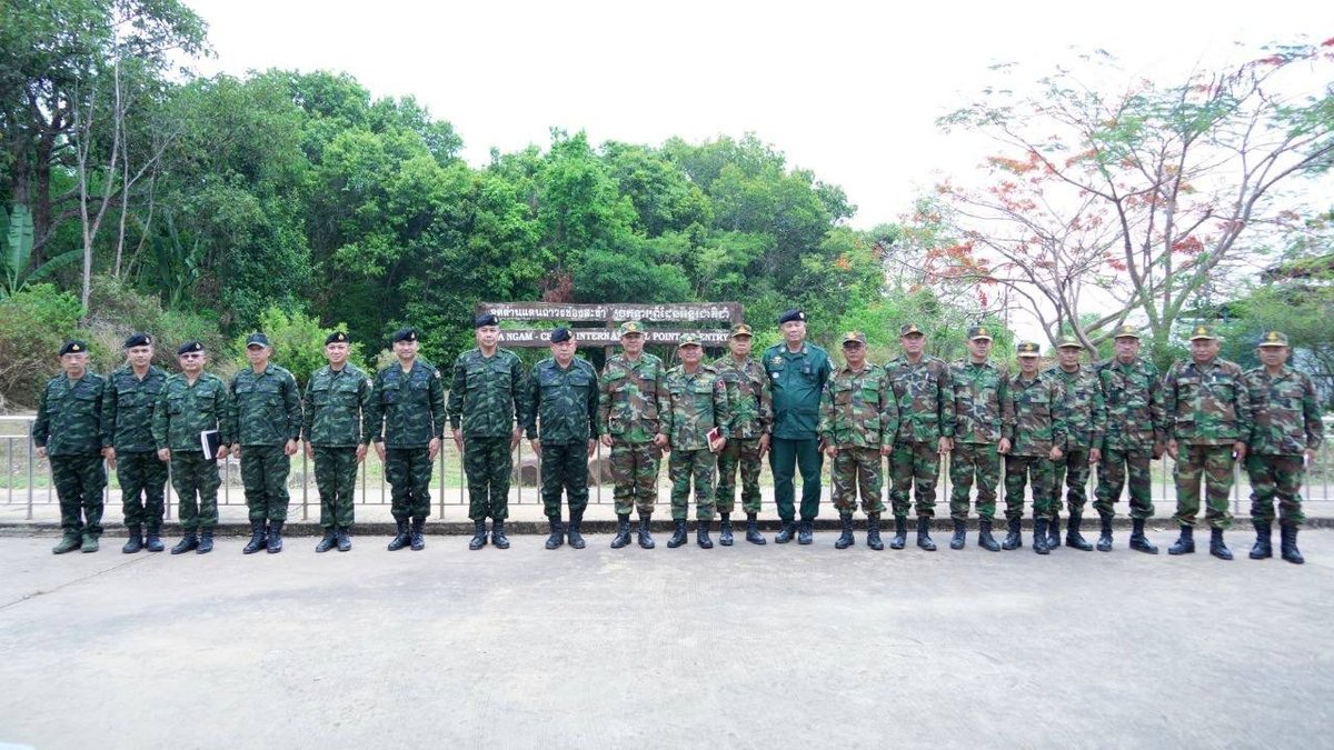 柬泰两国军队在奥多棉芷省举行非正式边境会议