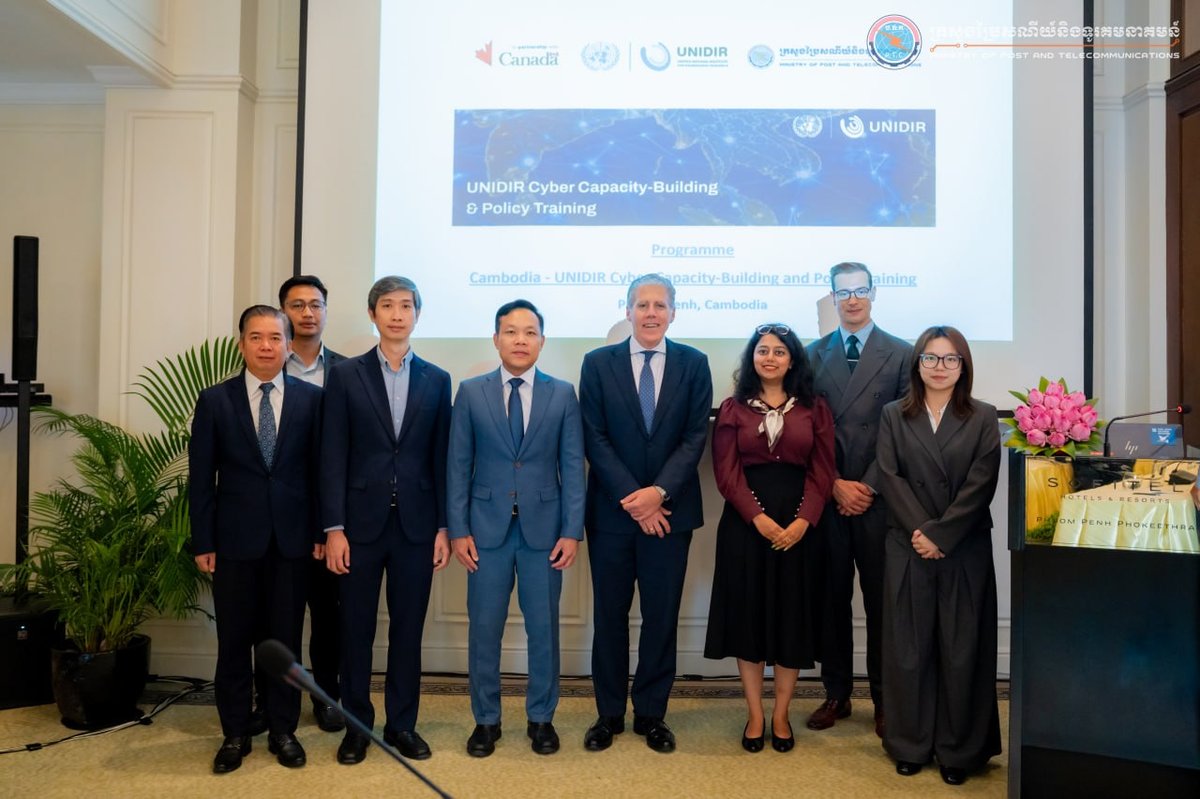 柬埔寨与联合国裁军研究所举办网络能力建设与政策培训