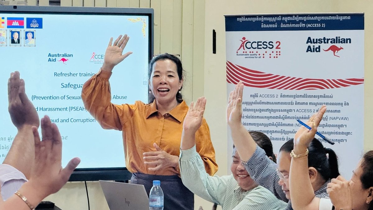 暹粒省政府举办防范性骚扰与欺诈培训 面向公务人员