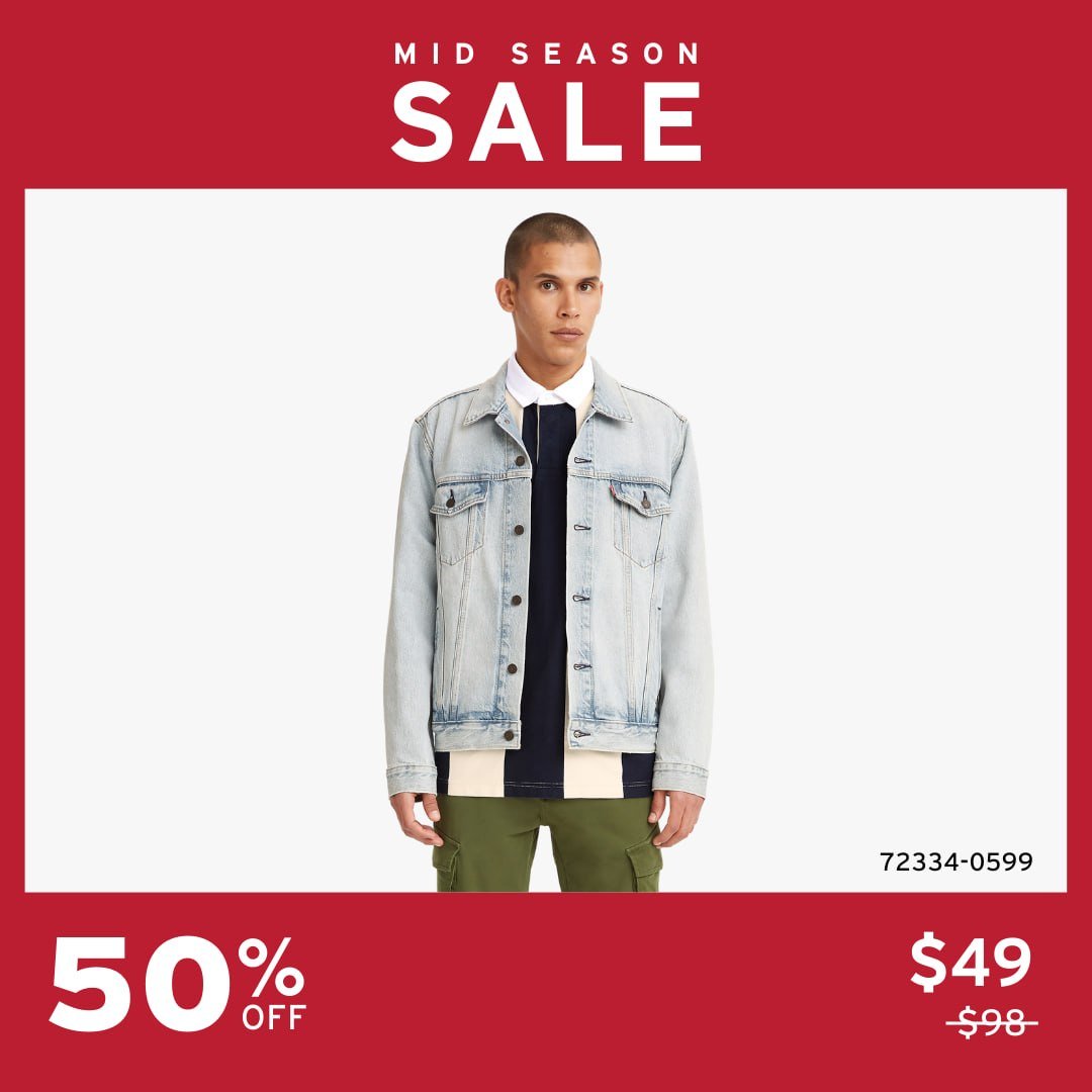 Levi's 季中大促最后机会