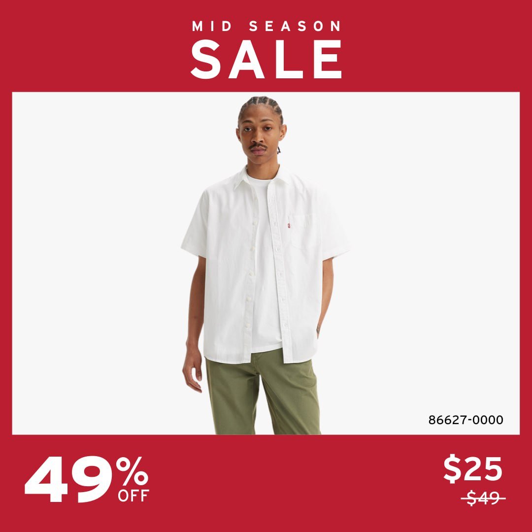 Levi's 季中大促最后机会