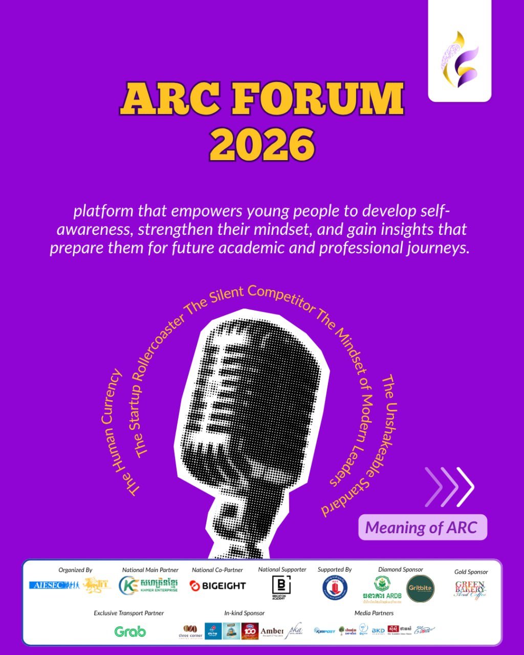 AIESEC柬埔寨将于5月3日举办ARC Forum 2026,预计吸引200名