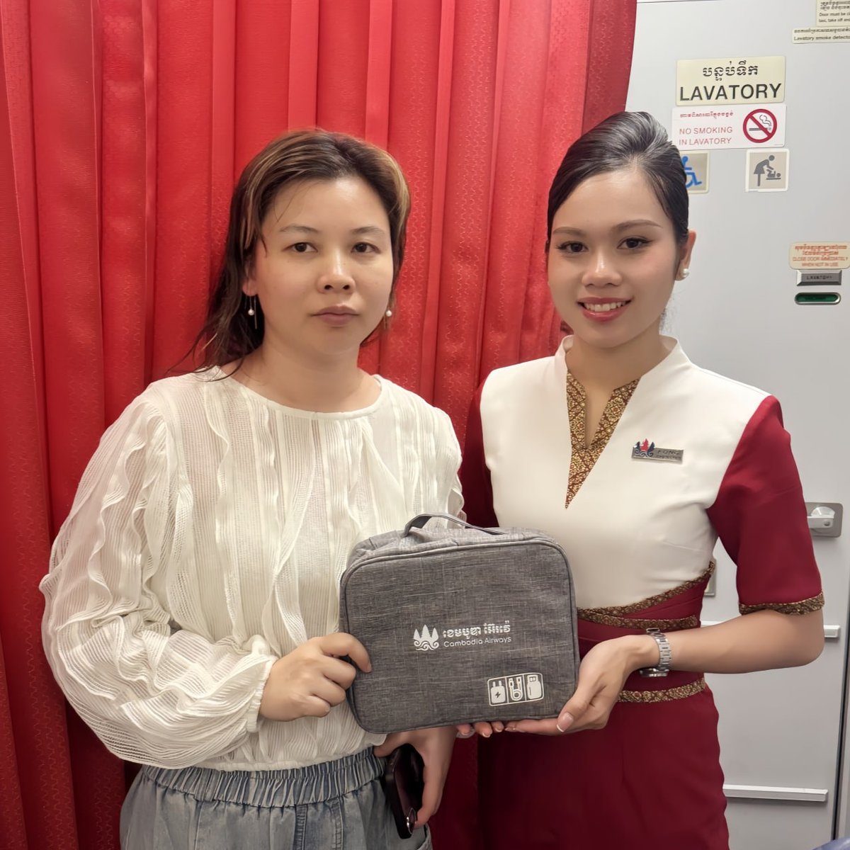 柬埔寨航空成功举办机上抽奖活动