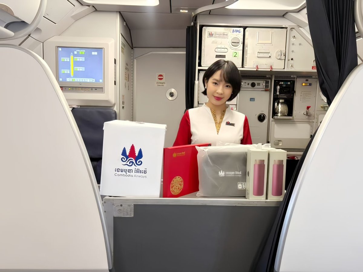 柬埔寨航空成功举办机上抽奖活动