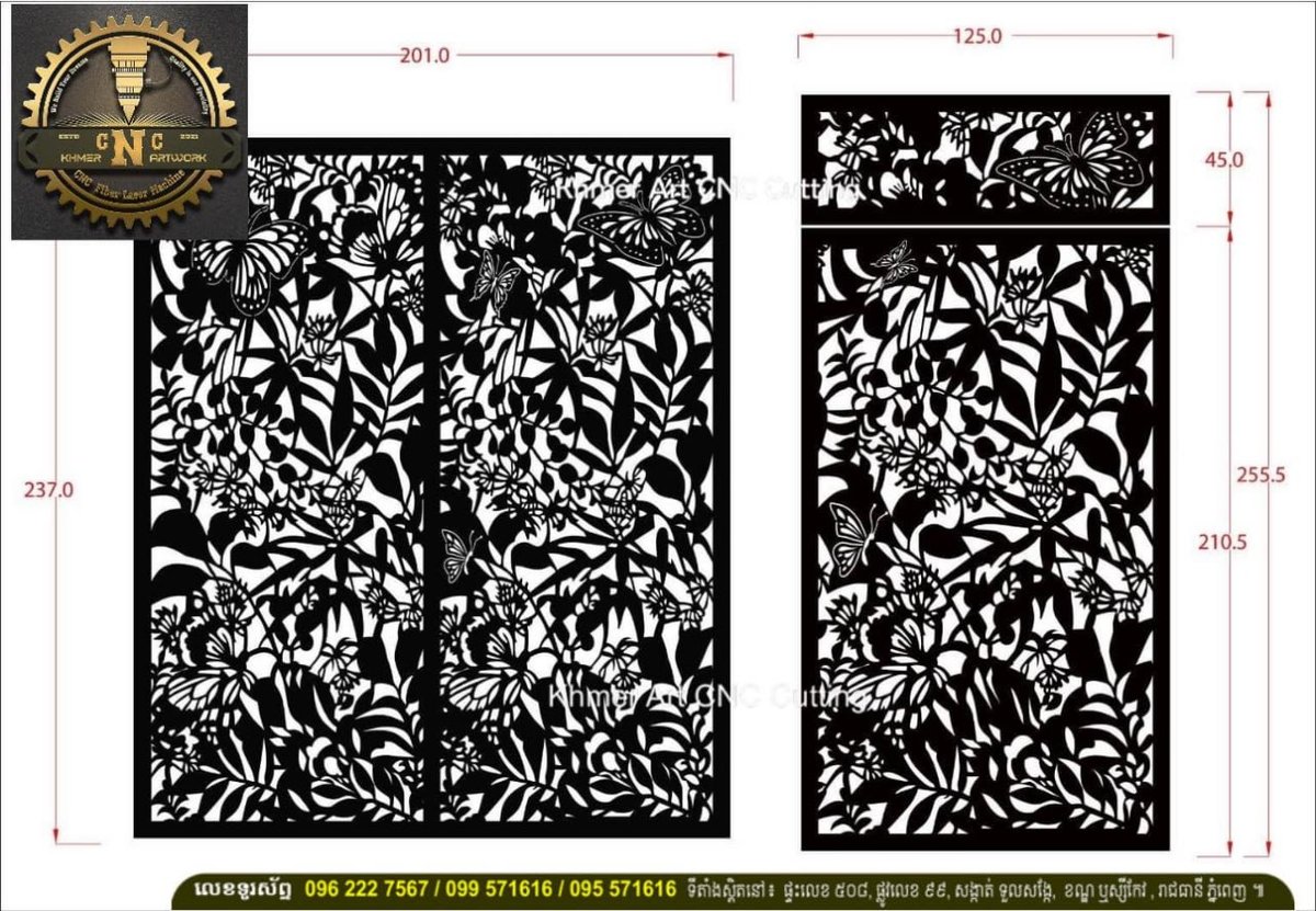 Khmer Art CNC 金属切割服务
