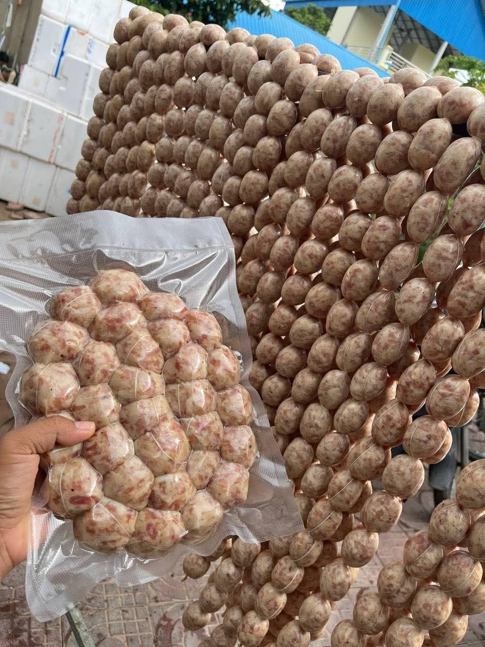 柬埔寨手工猪肉香肠