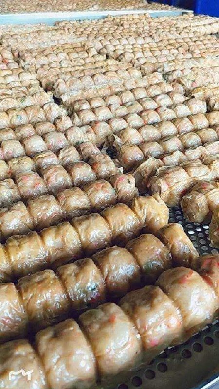 蟹肉猪肉粉丝卷