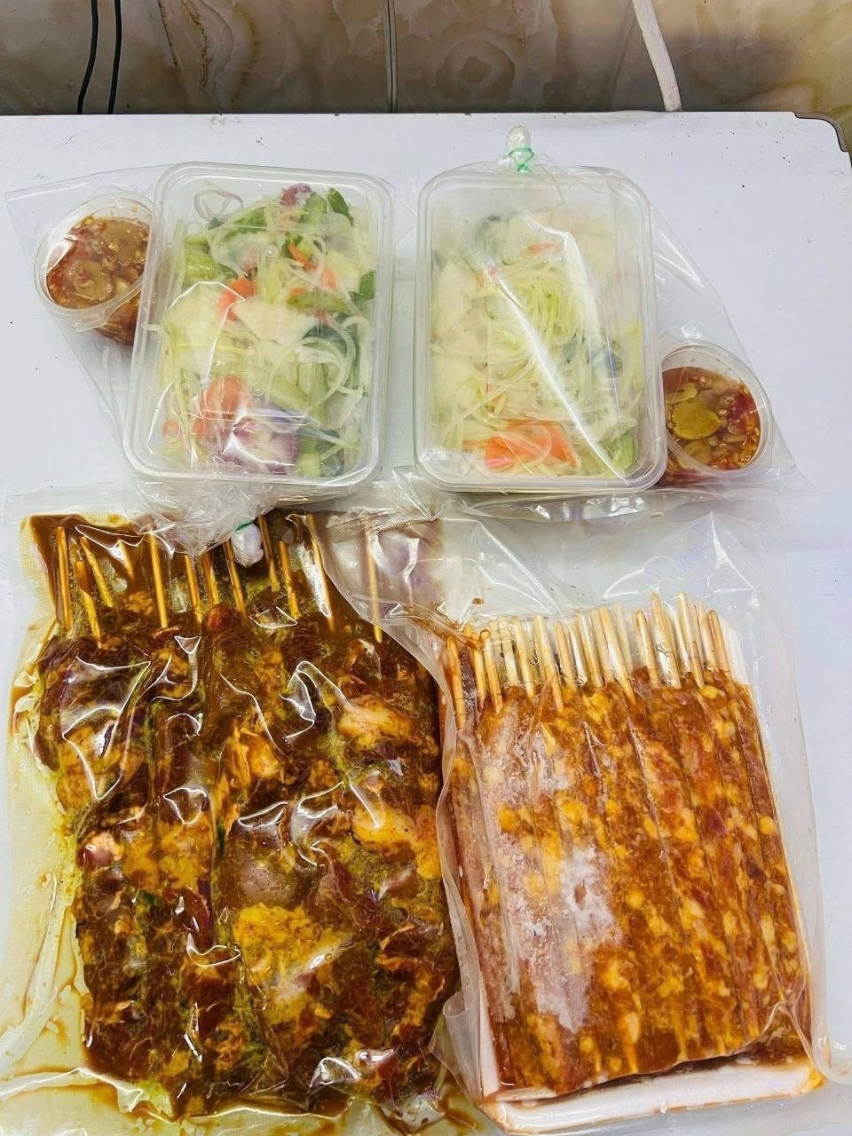 腌制肉串及烤肉食材销售