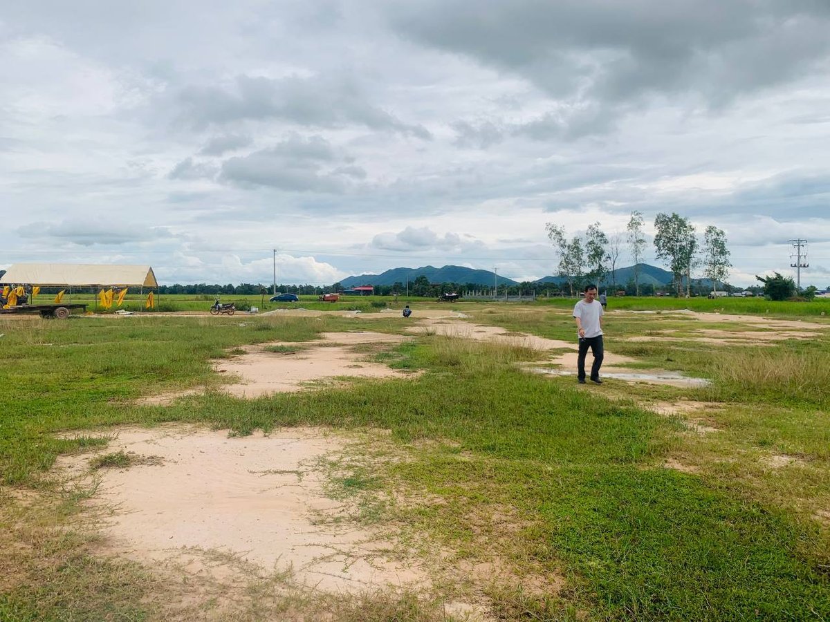 茶胶省特昂县5817平米土地出售 距41号公路1公里 单价$27