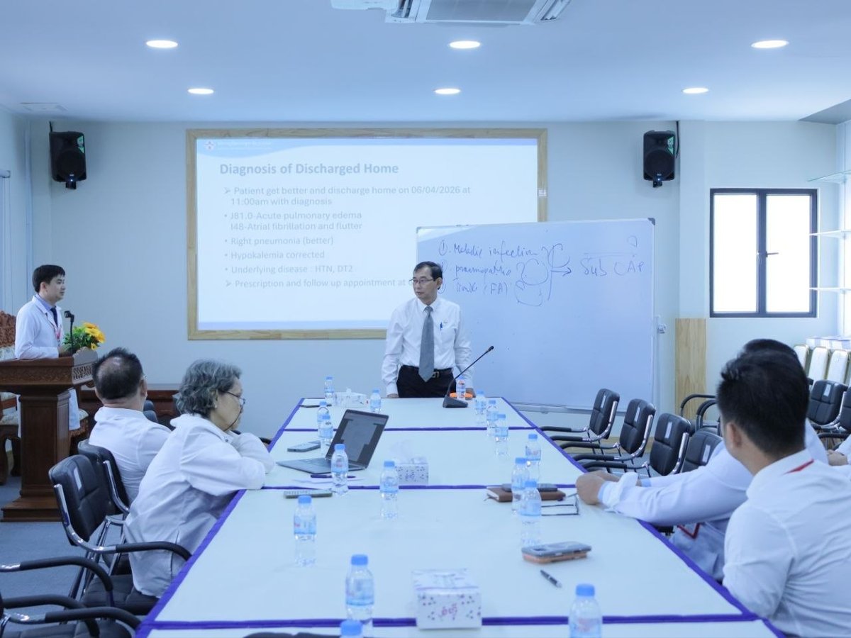 金边举行医疗人员患者信息追踪与转诊培训会