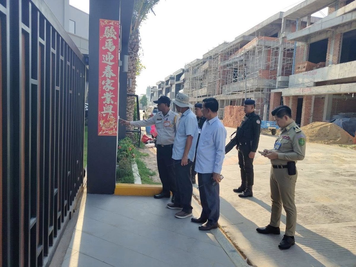 金边棉芷区开展外籍人员居住合规排查行动