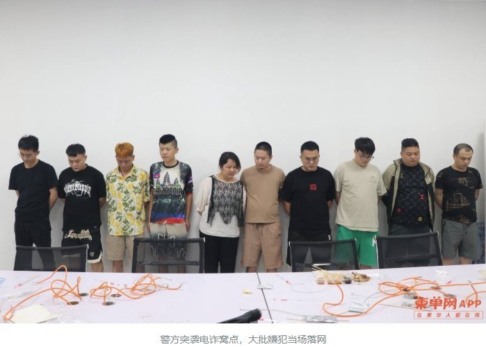 蒙多基里省破获大型跨国电诈窝点,262名外籍人员落网