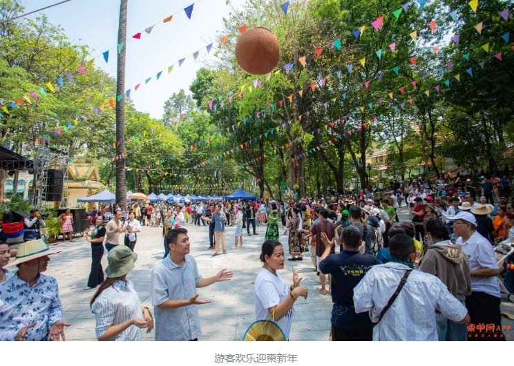 柬新年第二天:金边吸引近160万游客参与节庆活动