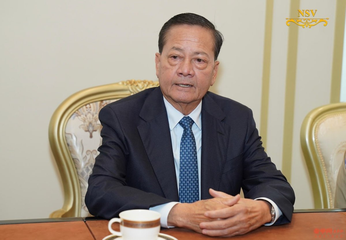 柬埔寨副首相涅沙文会见汪文斌 重点深化两国执法合作