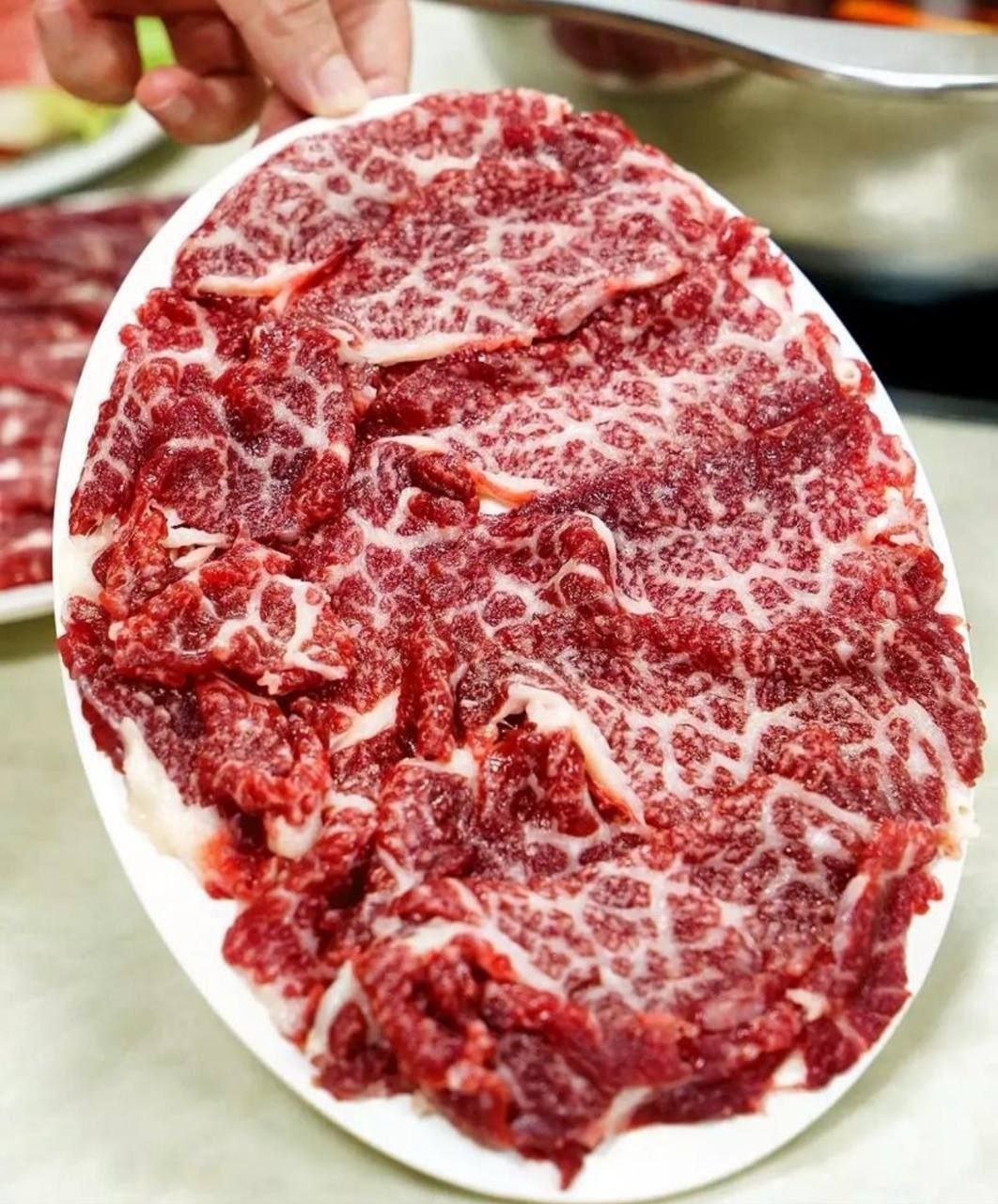 新鲜现切牛肉火锅外送服务
