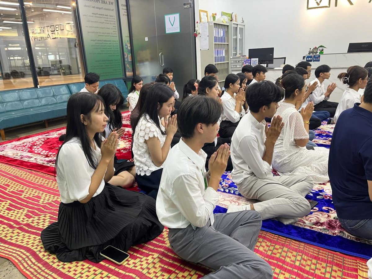 柬埔寨海外学生联合会举行新年祈福仪式