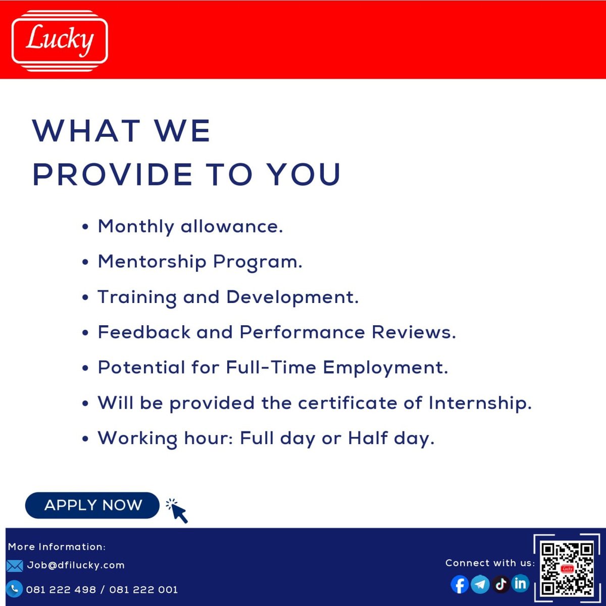 DFI Lucky零售集团实习生招聘