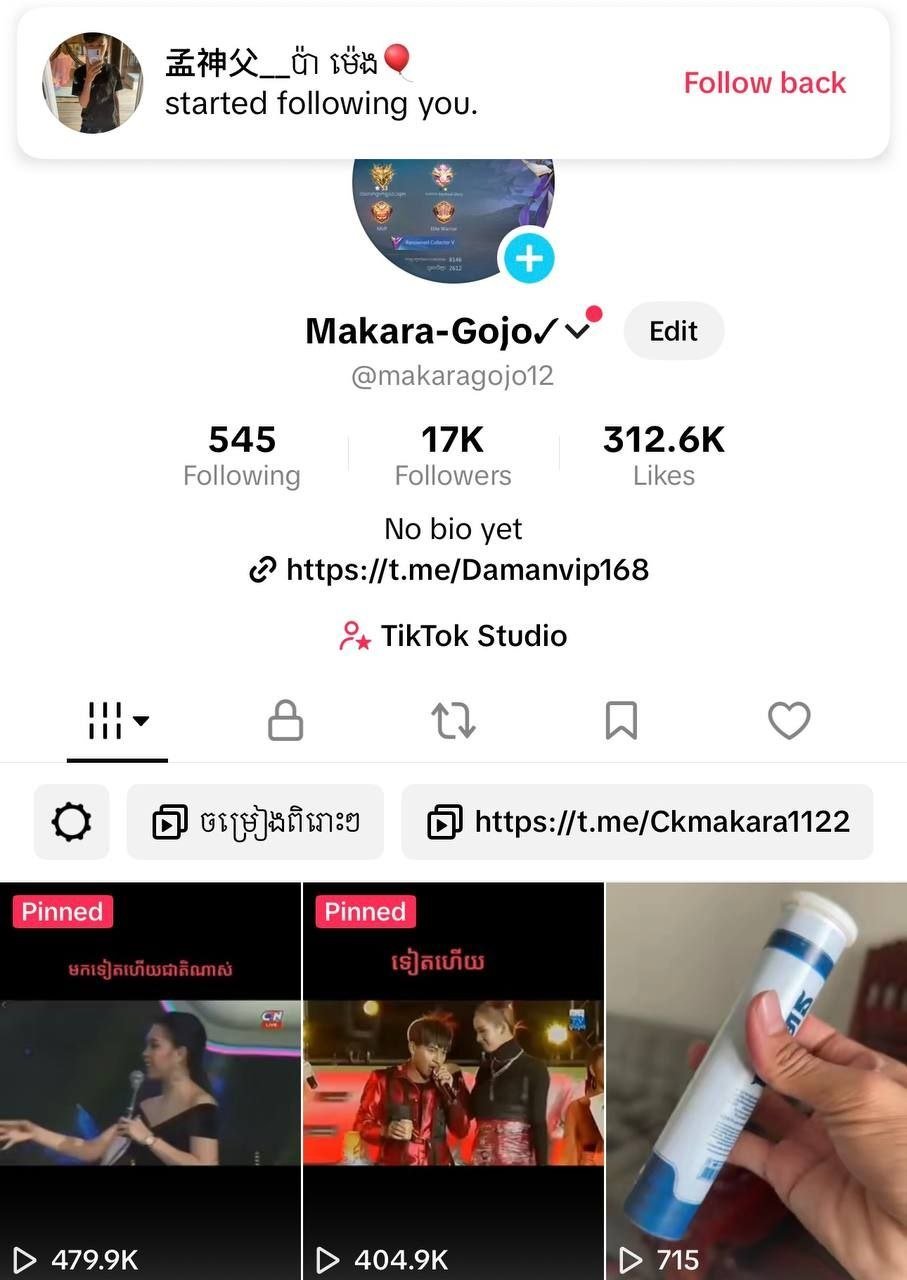 TikTok账号出售与运营服务