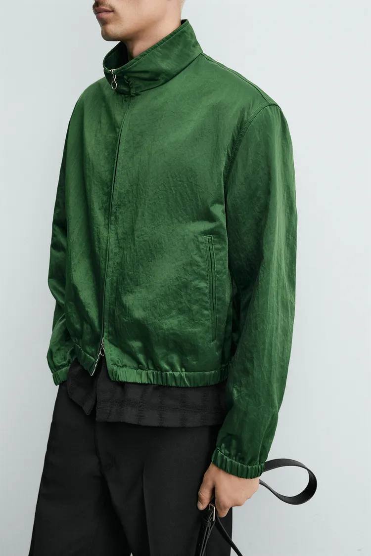 Zara 修身技术夹克