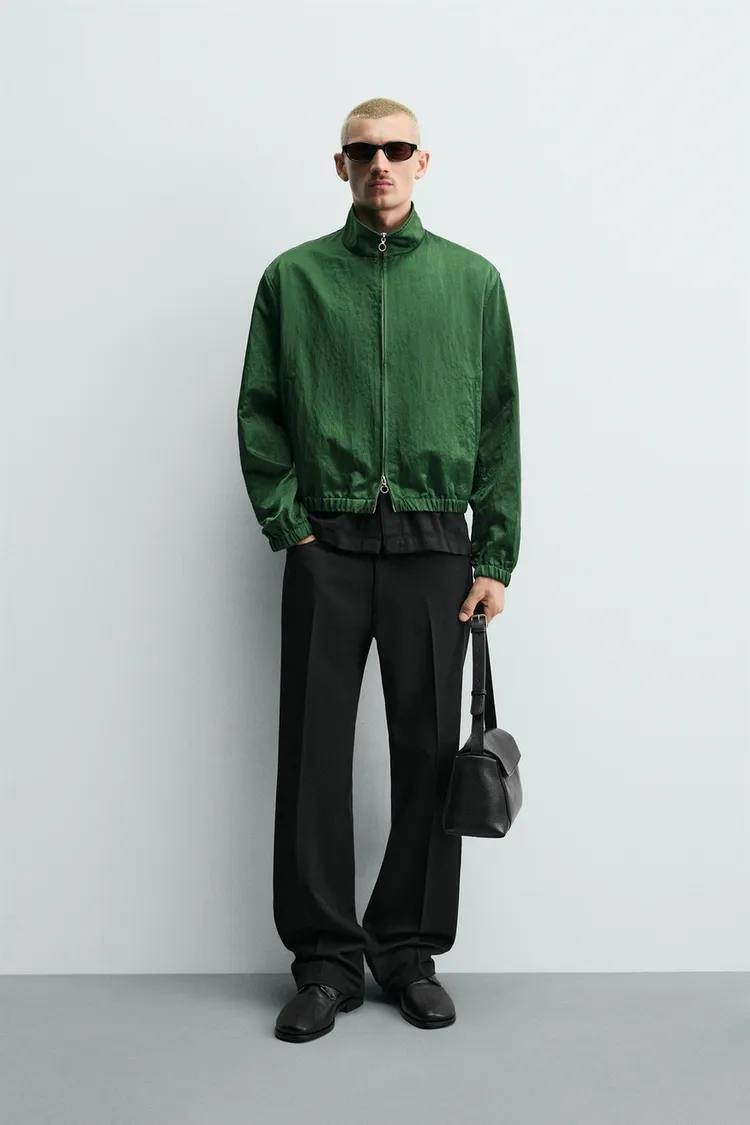Zara 修身技术夹克