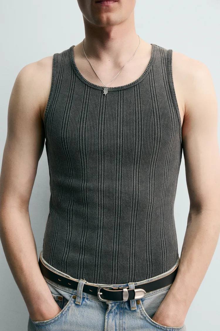 Zara 罗纹针织背心