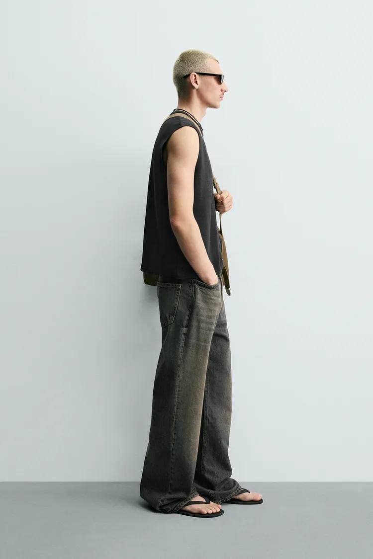 Zara 印花针织背心