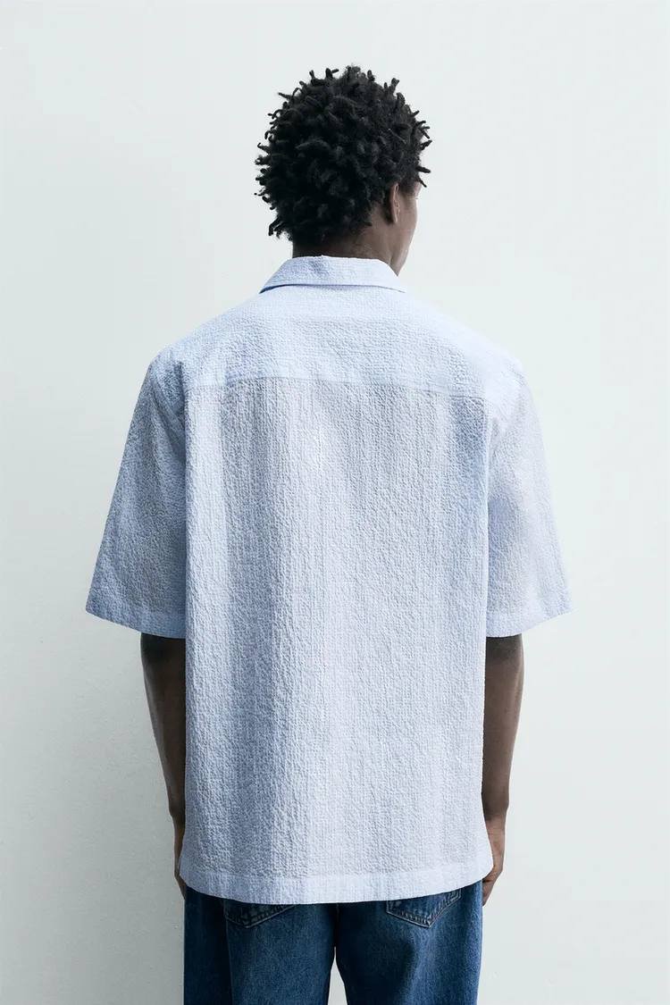 纹理格纹衬衫