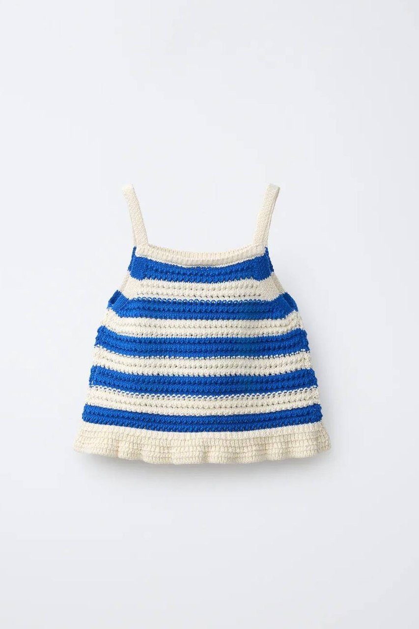 Zara Kids联名Casa Lawa新品上市 草莓针织上衣售价9.99万瑞尔