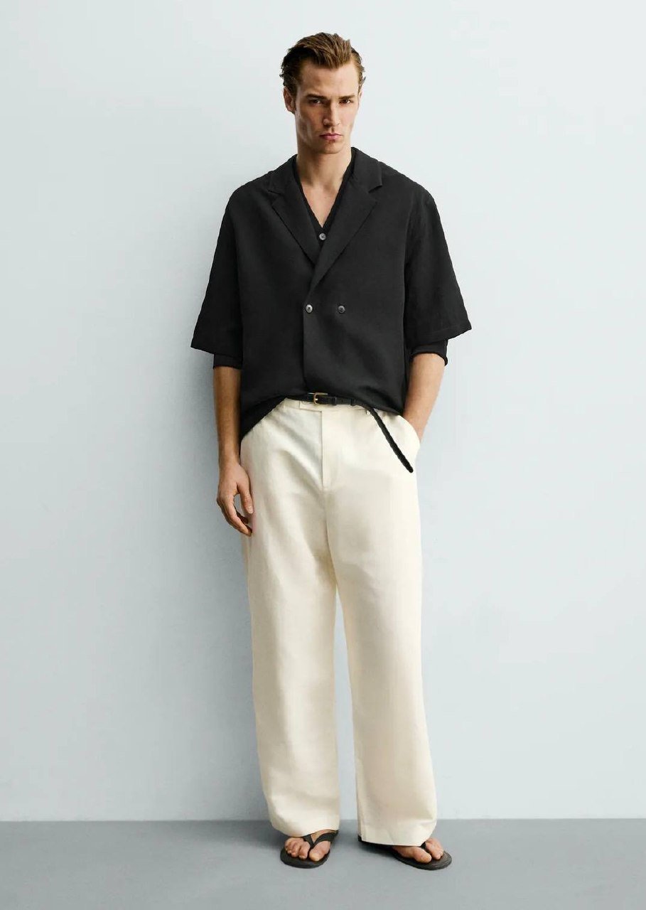 Zara亚麻和服衬衫上新 售价279900瑞尔 门店有售