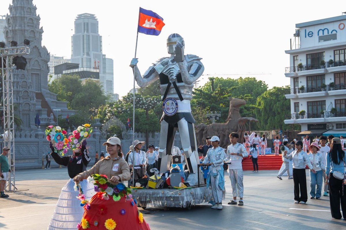 金边举行盛大新年庆祝活动