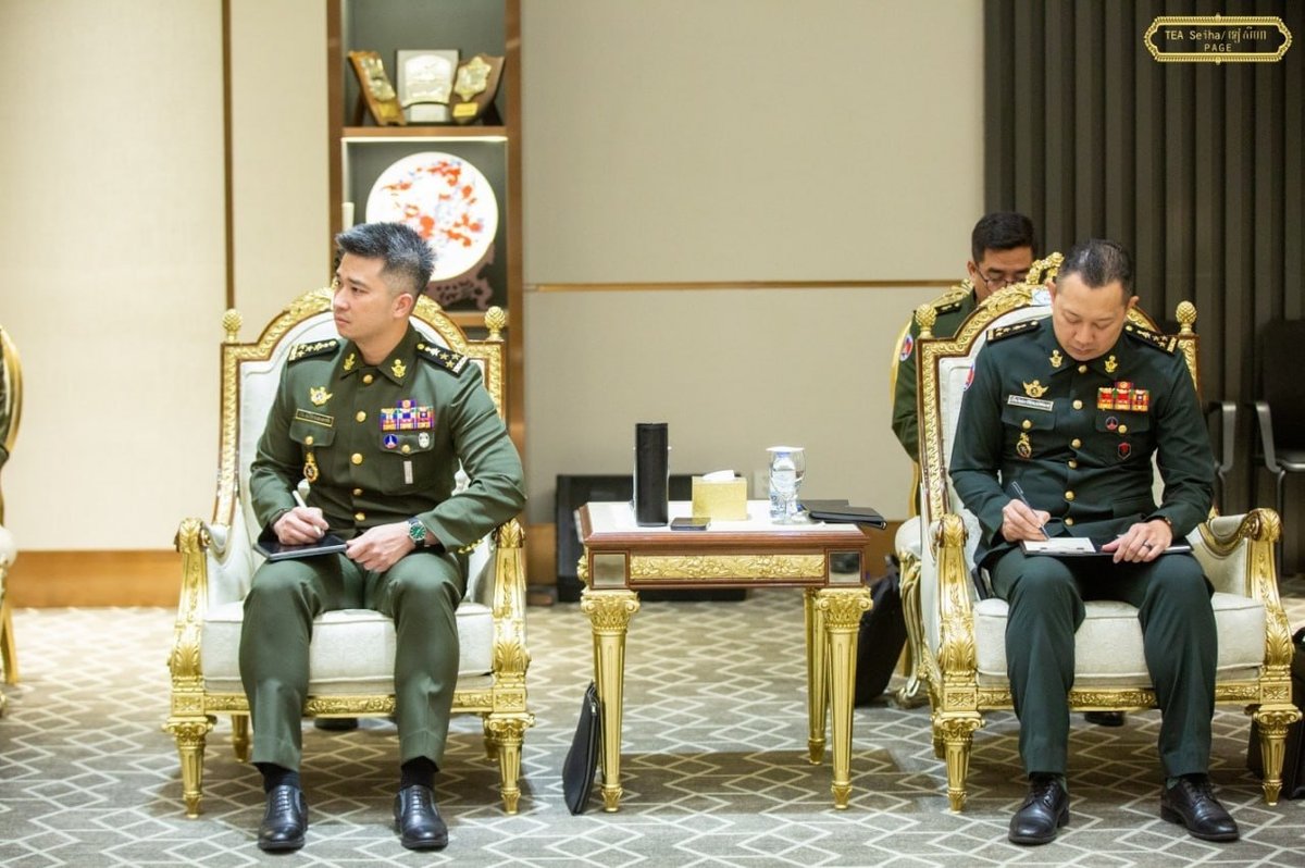 柬埔寨国防部长会见中国外交部东盟事务特使