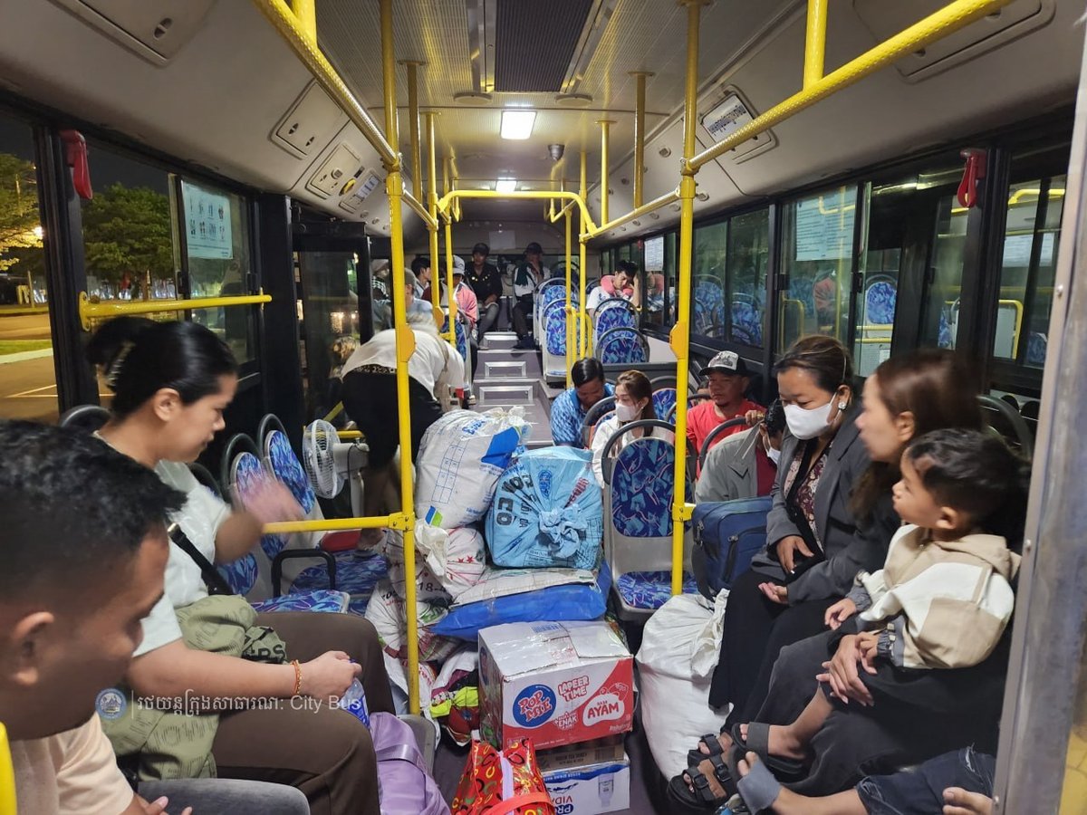 柬埔寨新年期间公共交通免费服务情况