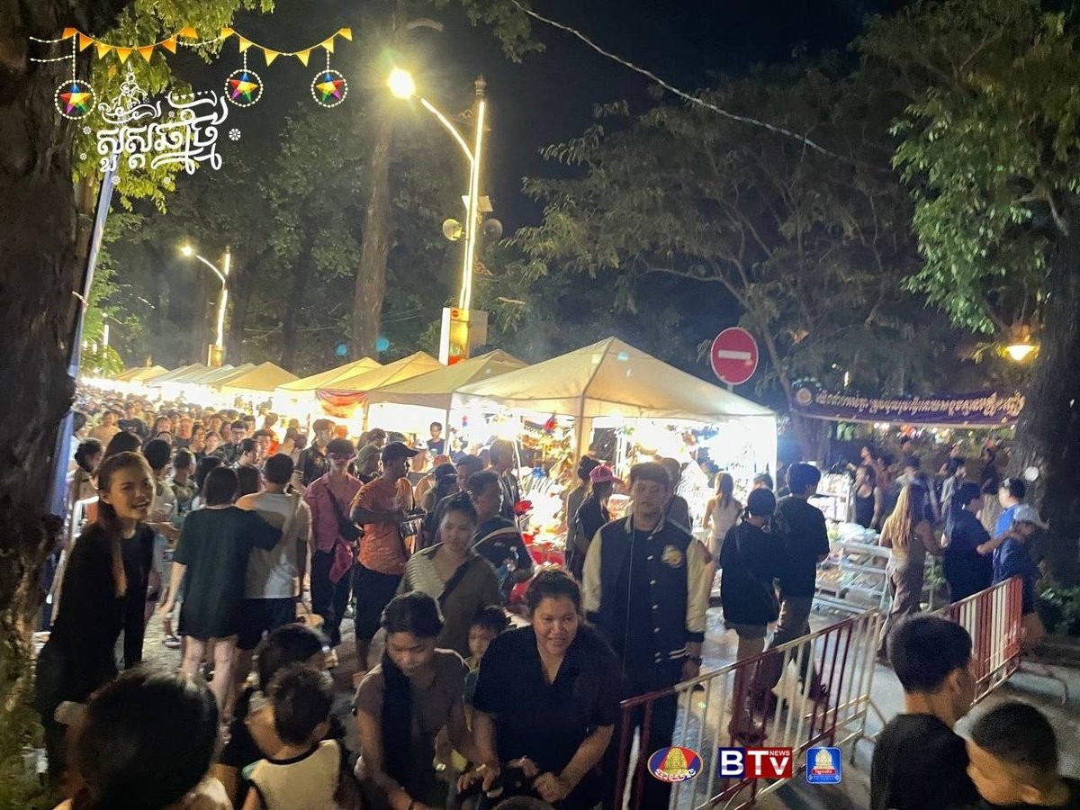 柬埔寨新年期间暹粒旅游盛况