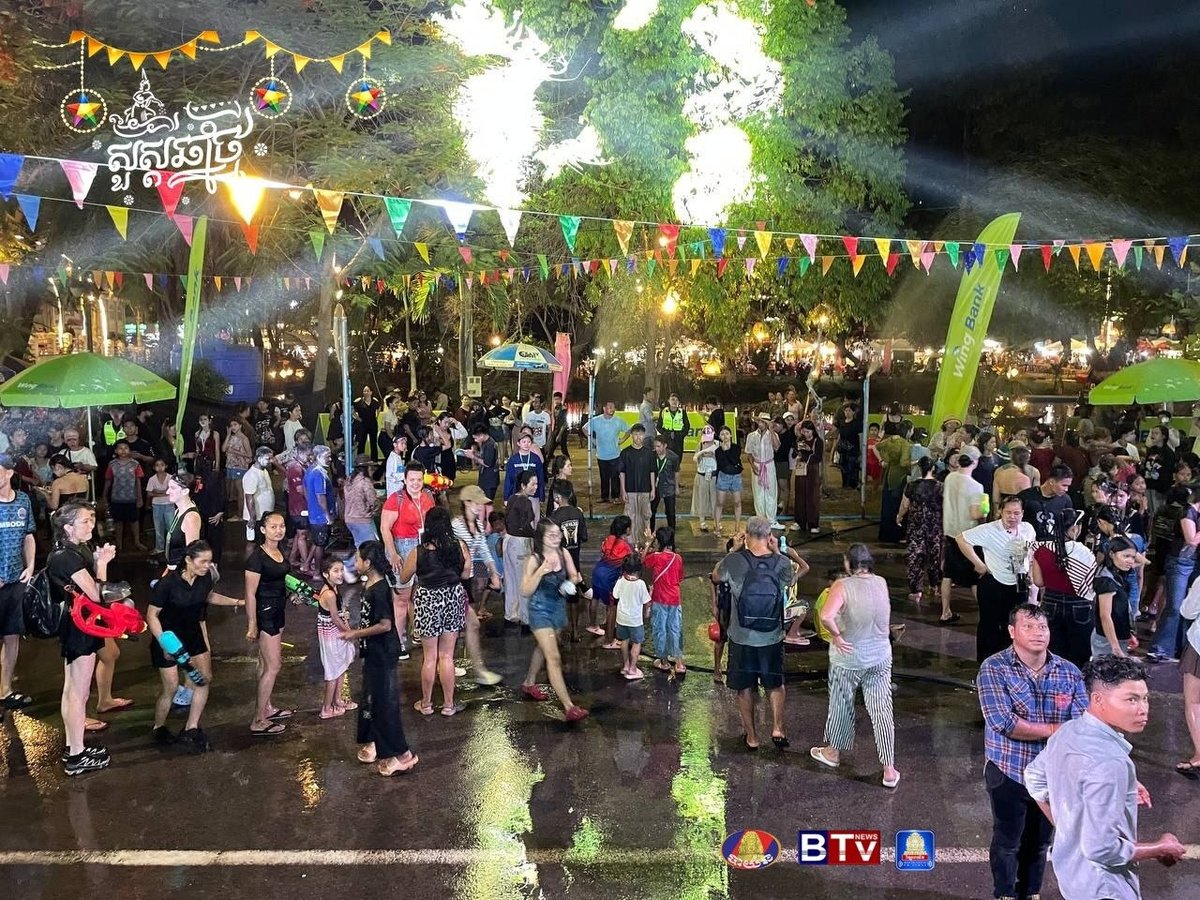 柬埔寨新年期间暹粒旅游盛况
