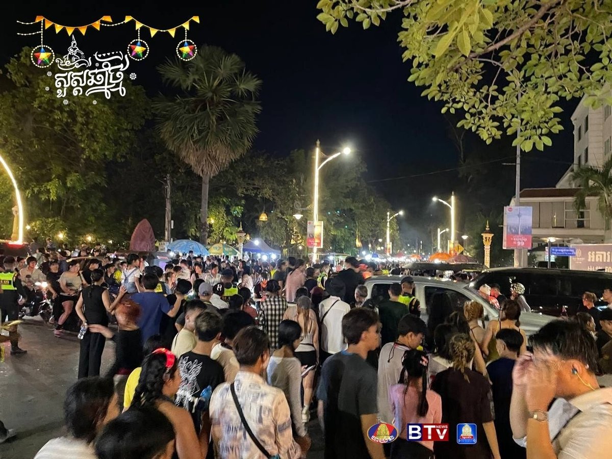 柬埔寨新年期间暹粒旅游盛况