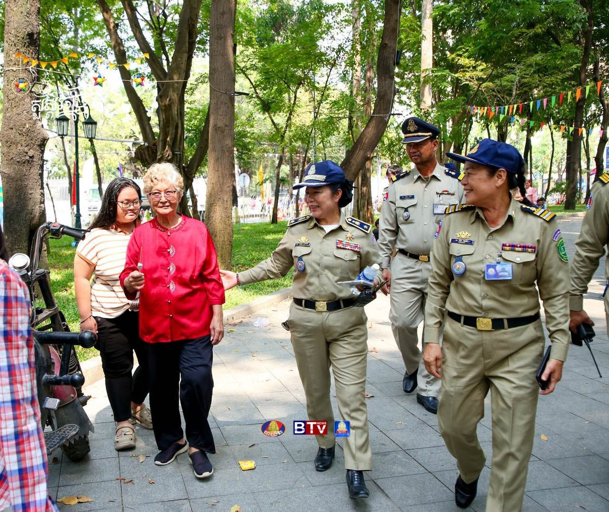 金边警方在柬埔寨新年期间加强安保部署