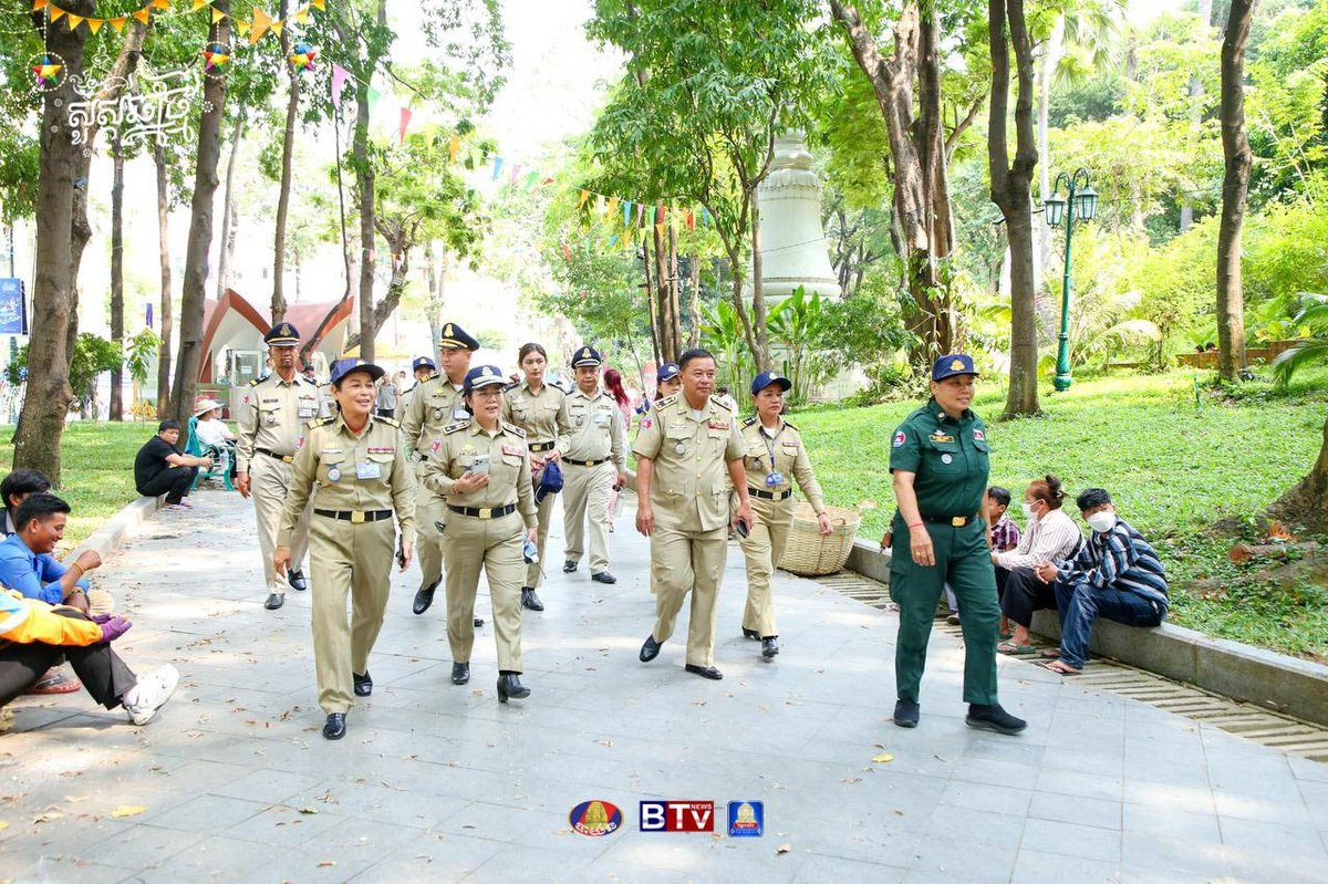 金边警方在柬埔寨新年期间加强安保部署