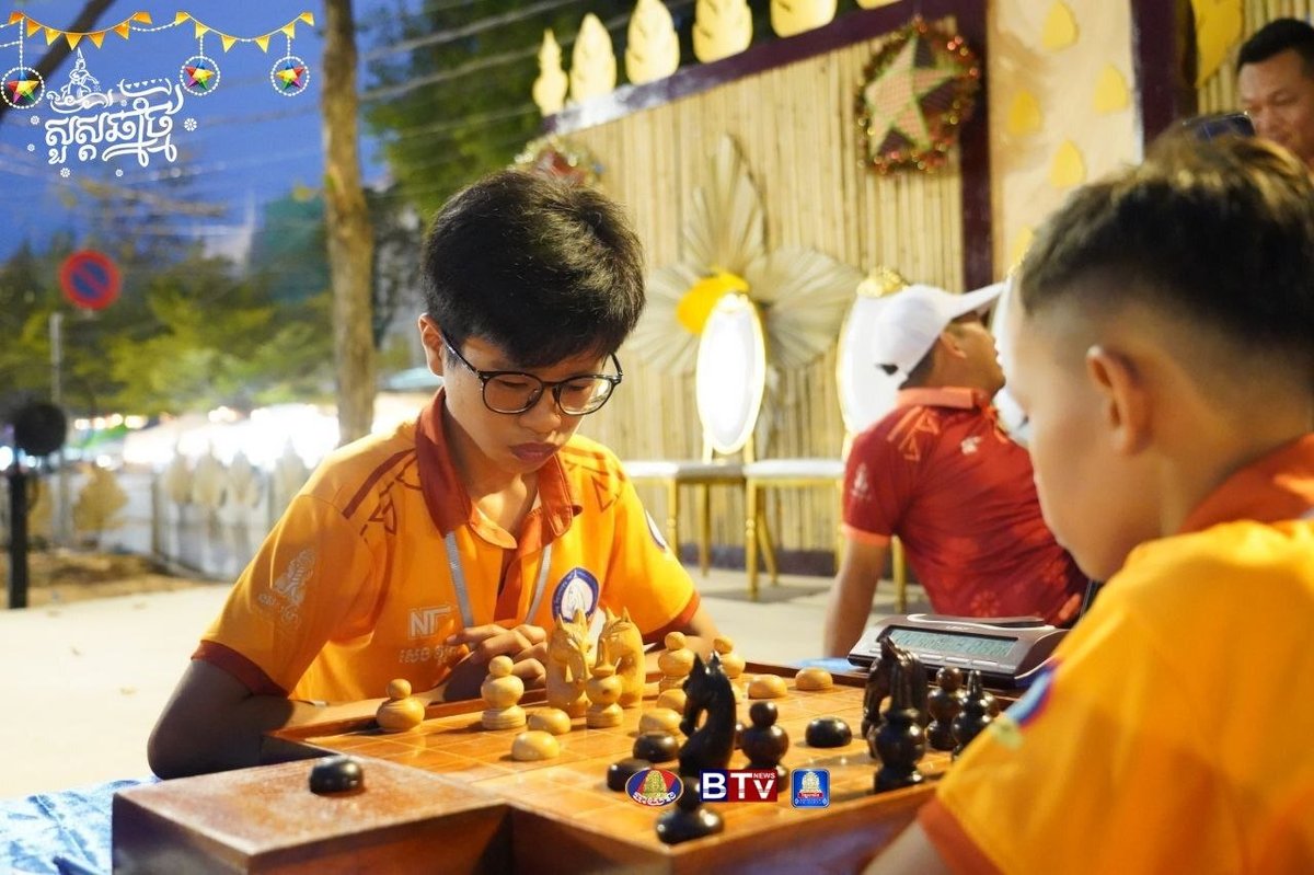 “诺哥宋干”儿童组象棋半决赛赛况