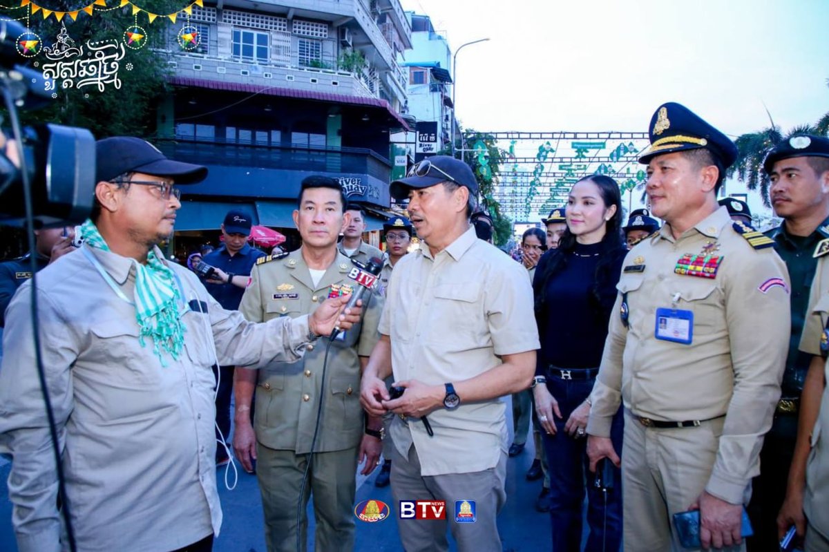 金边市警察局:柬埔寨新年庆祝活动平稳有序