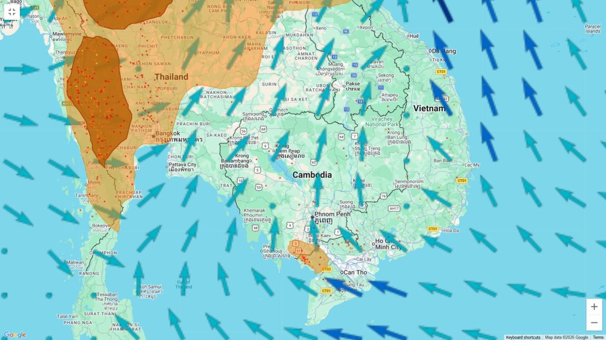 柬埔寨空气质量监测报告(4月20日-21日)
