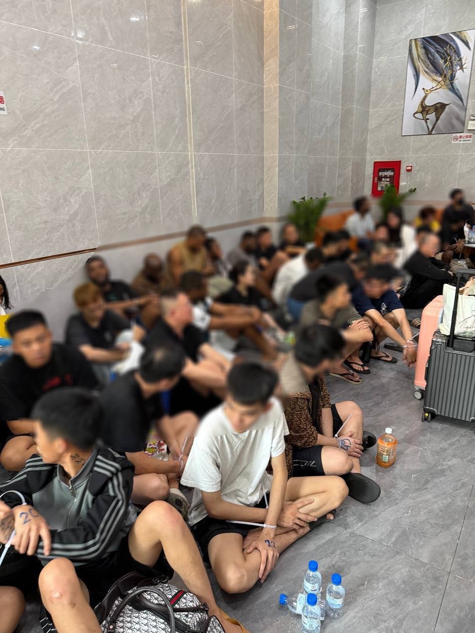 金边统一指挥部突击打击棉芷区在线诈骗及毒品窝点,拘留55名外国人