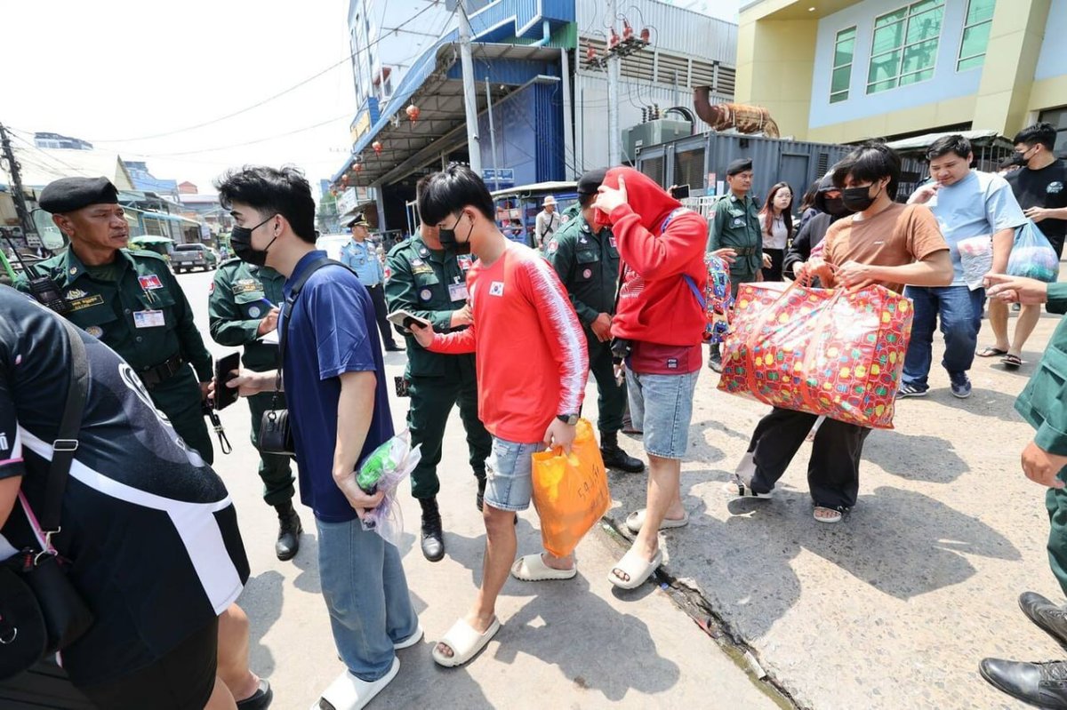 635名泰国籍人员涉网赌及跨境犯罪 被柬埔寨驱逐出境