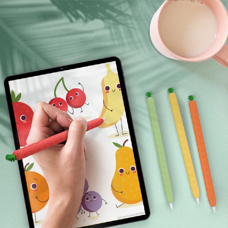 可爱菠萝造型 Apple Pencil 硅胶保护套